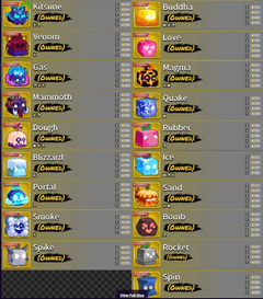 Blox Fruits | 2 GP's(Fn+DB) + 19 PERMANENTS(Kitsune,Gas,Venom,Dough,Mammoth,Blizzard++) | Dough in Inventory | 2.5M Bounty | lv. 828 | Unverified thumbnail 2