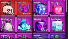 Blox Fruits | 2 GP's(Fn+DB) + 19 PERMANENTS(Kitsune,Gas,Venom,Dough,Mammoth,Blizzard++) | Dough in Inventory | 2.5M Bounty | lv. 828 | Unverified thumbnail 3